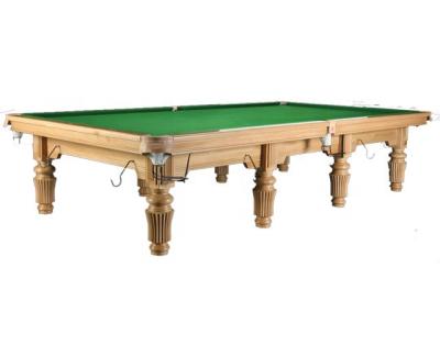 China Leather& Iron 12ft China manufacture Jiujiang A grade 45mm slate cushion steel pool table for sale for sale