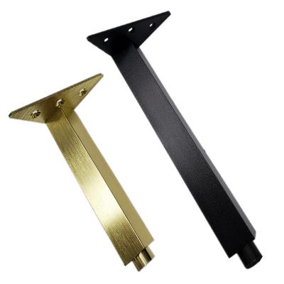 China Pies de oro de la base de la tabla de los muebles del hierro minimalista del diseño de las piernas de los muebles del metal para el gabinete Sofa Legs del soporte de la TV en venta