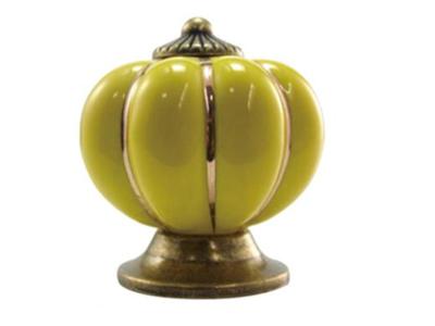 Cina maniglie dell'apprettatrice dello zinco delle manopole del Governo della zucca di 39mm con rivestimento del bronzo dell'oggetto d'antiquariato in vendita