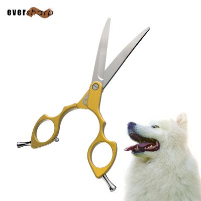 China Japanese Stocked Stainless Steel Pet Hair Remover Scissors for Pet Groomer for sale