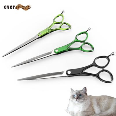 China Durable Lightweight Handle Dog Aluminum Alloy Scissors For Pet Products for sale