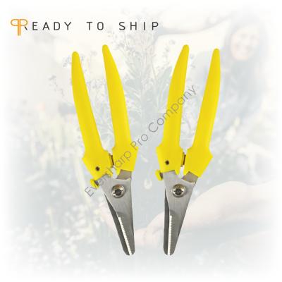 China Stainless Steel Right Handed Japanese Multi Purpose Garden Scissors Plastic Snipers Snipers For Branch Stick for sale