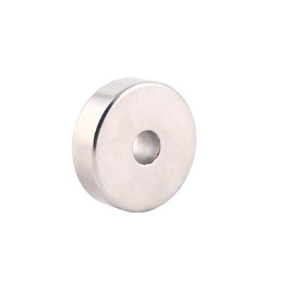 China Industrial Magnet Manufacturer NdFeB Strong Circular Strong Magnetic Nickel N52 Neodymium Round Permanent Magnet For Packing for sale