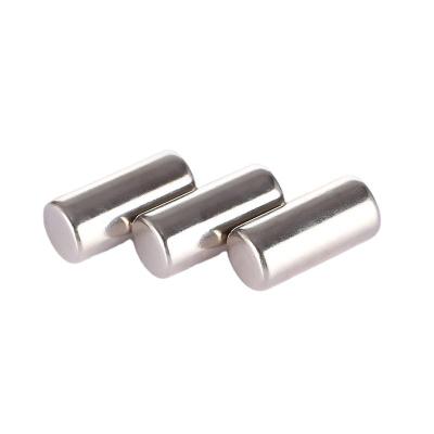 China Long Length NdFeb Motorcycle Magnet Permanent Powerful Silver Cylinder Metal Round Neodymium Magnet N52 for sale