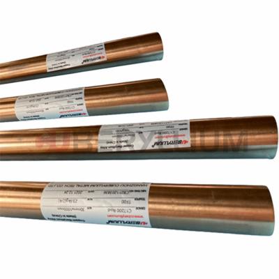 China Good Copper Alloy Leaded Round Rod C17300 Rod 3.5mm 4.0mm 8.0mm Diameter For Relay Parts for sale