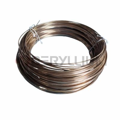 China For Electrical Industries Hot Sale RWMA Class 4 CuBe2 Copper Wire 0.28 Mm For Electrical And Electronic Conductors for sale