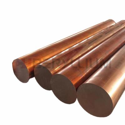 China High Strength Terminals C18160 CuCrZr Copper Alloy Rods Bars Length 1000mm~3000mm For Terminals for sale