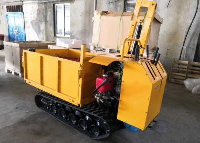 China Cargamento modificado para requisitos particulares Mini Dumper del uno mismo de la correa eslabonada 2000kg 4500m m en venta