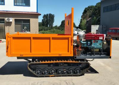 China 600Kgs motores diesel Mini Rubber Track Transporter en venta