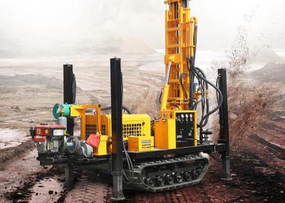 China Kleine 260m Wasser-Brunnenbohrung Rig Machine Hydraulic Drilling zu verkaufen