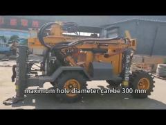 ST200 Pneumatic Water Well Drilling Rig Machine For Large Borehole Blasting