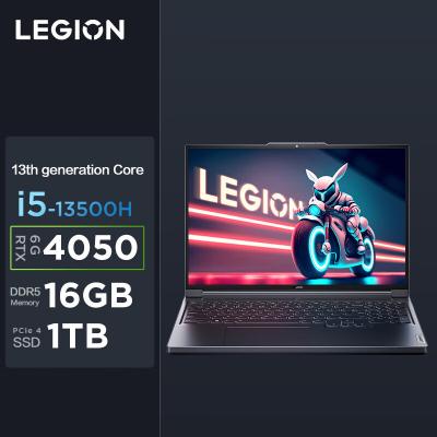 China 2023 Bluetooth Lenovo LEGION Y7000P Gaming Laptop Solo Graphics Gray Notebook 16 inch i5-13500H/16GB/1T SSD/4050 6G for sale