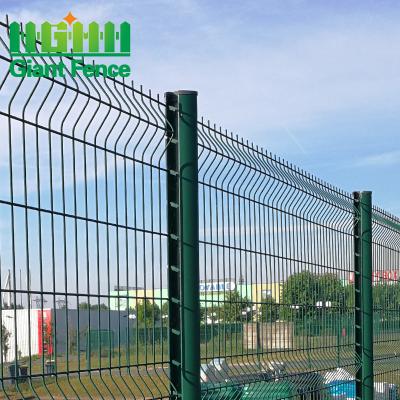 China Cheap Price Easily Assembled Decorative 3D Curved Welded Wire Mesh Garden Border Fence For Panel Fence for sale