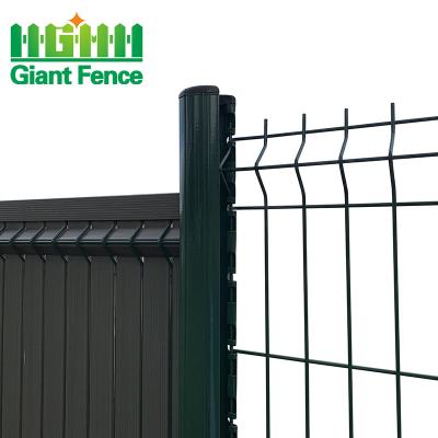 China Easily Assembled Cheap Garden 3D Metal Fences Panels for sale