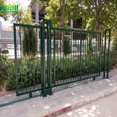 China Easily Compiled Modern Wrought Iron Steel Security Sliding Door Grille Design For Homes for sale