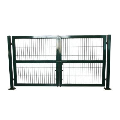 China Easily Assembled High Quality Steel Fence Gate Double Garden Gate for sale