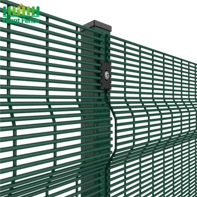 China Easily Assembled Welded Panel PVC Coated After Safety 358 Galvanized Anti Climb Mesh Fence for sale