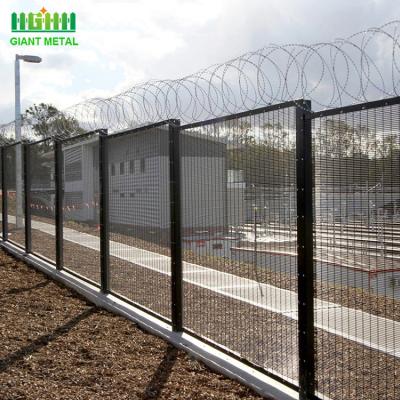 China Security Barrier 358 Easily Assembled Prison Mesh Anti Climb Security Fence for sale