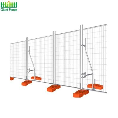 China Easily Assembled Australia Standard Building Removable Event Barrier Panel Construction Site Movable Temporary Fence for sale