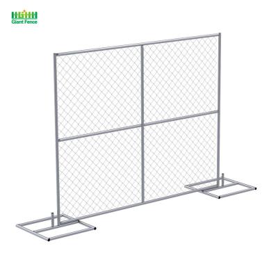 China New Standards America Easily Assembled Temporary Chain Link Fencing For Construction for sale