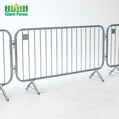 China Manufacturer Cheap Temporary Concert Easily Assembled Steel Hot Dipped Galvanized Metal Traffic Safety Barrier for sale