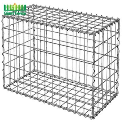 China High Quality Galvanized Gabion Basket Wall 2*1*1m Wire Mesh Gabion Fence Box for sale