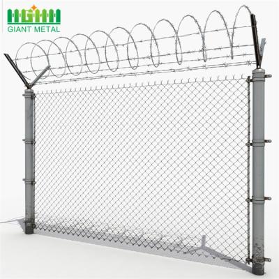 China Easily Assembled Hot Dipped Galvanized Cheap Price Chain Link Fence for sale