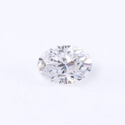 China Original Factory Moissantie Synthetic VVS Moissanite Loose Oval Diamond Gemstone Super White D Color E-F for sale