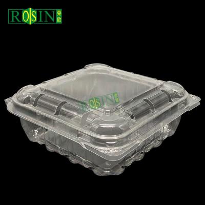 China 125 g dikke plastic fruitverpakking frambozen bosbessen plastic containers met gat Te koop