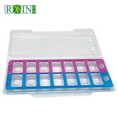 China Disposable Medical Plastic Packaging PET Hinged Clamshell Packaging for sale