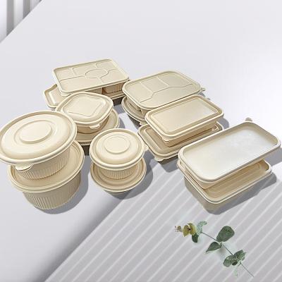 China Biodegradable Eco Friendly Takeaway Boxes Waterproof And Oil Resistant for sale