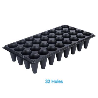 China 32 Hole High Deep Hole Tray PS Seed Nursery Tray For Flower And Strawberry for sale