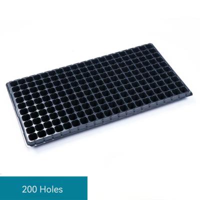 China Agriculture 200 Cell Seedling Trays Plastic Garden Nursery Seedling Plastic Tray for sale