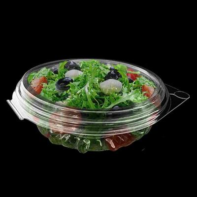 China Vegetable Salad Plastic Fruit Packaging Flat Lid Fruit Clamshell Packaging for sale