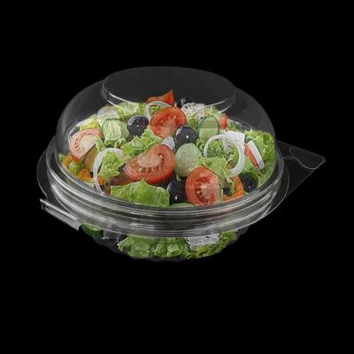 China Customized Plastic Berry Containers 10oz With Dome Lid For Vegetable Salad for sale