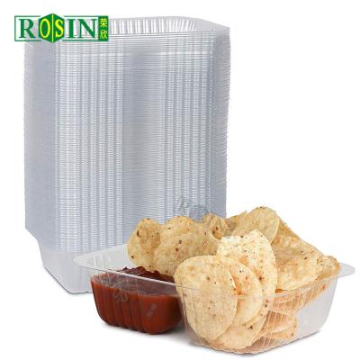 China Custom Transparent Biscuit Packing Tray For Potato Chips And Cheese Crisps for sale