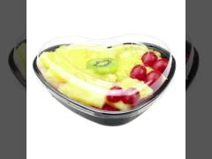 disposable plastic heart shape fruit packaging box