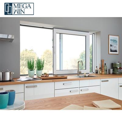 China NFRC Magnetic Screen Kitchen Thermal Insulation Design 2 Aluminum Sliding Track North American Standard Glass Windows for sale