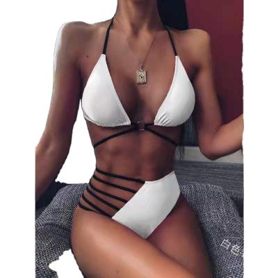 China NEW Breathable Swimsuit Women Binkini Underpants With Sexy Solid Bikini Suit for sale