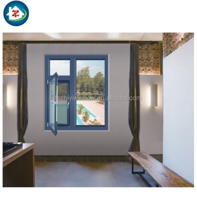 China Swing Gray Color French Aluminum Casement Window Price Philippines for sale