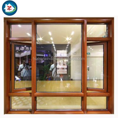 China Aluminum Frame Tempered Glass Swing Casement Customized House Swing Casement Window For Sale for sale