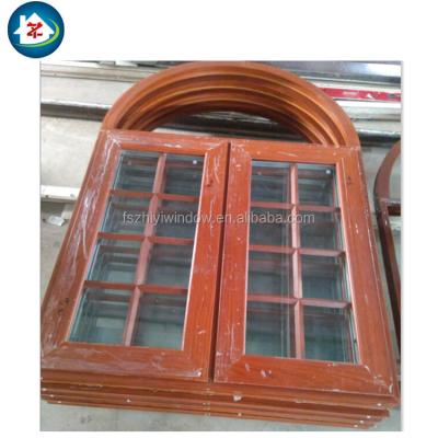 China Aluminum Swing China Pictures Patio Profile Swing Windows And Door With Arched Top for sale