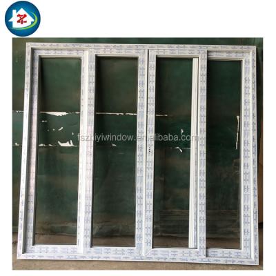 China Cheap graphic design house sliding pvc glass windows and upvc doors for sale