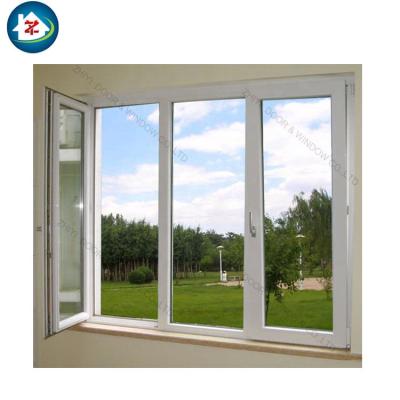 China 48 x 48 swing upvc french storm windows for sale