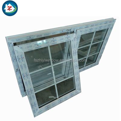 China Swing House Vinyl UPVC Awning Windows Lowes Anti - UV Protection for sale