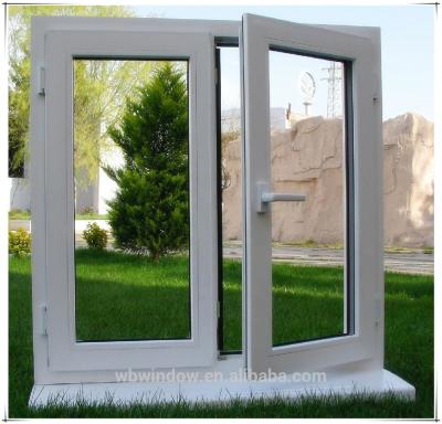 China swing cheap price plastic upvc windows, bahamas hurricane impact windows for sale