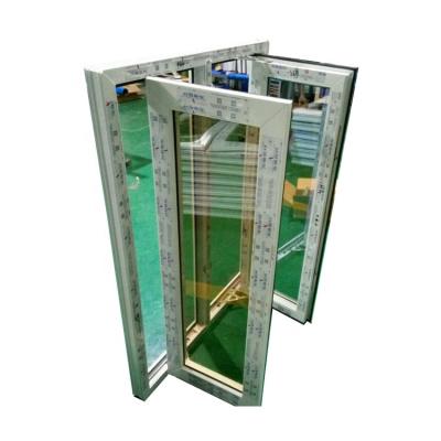 China Swing China Supplier UPVC Profiles Windows Hurricane Impact Window Bahamas With Roller Fly Screen for sale