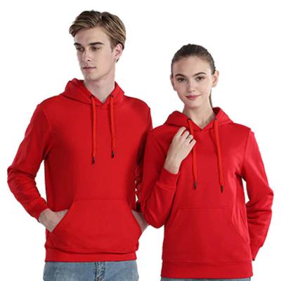 China 2022 newest Anti-wrinkle hoodie set women 100% cotton polyester red hoodies 100% for sale