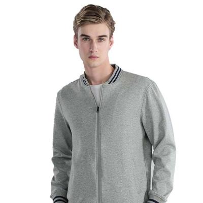 China Factory direct sales double layer QUICK DRY baseball jacket gray baseball jacket for sale