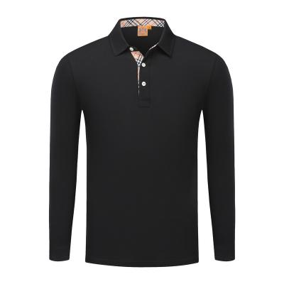 China 2022 Wholesale Anti-Wrinkle Best Sale Men's Polo Shirts For Men's Long Sleeve Polo Shirts for sale